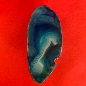 Agate stone phone stand handmade